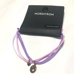 🆕 Nordstrom charm bracelets pink and purple